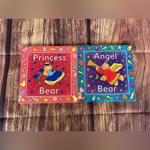 Silver Dolphin Books Princess Bear & Angel Bear Illustrated Hardcover Books (2)